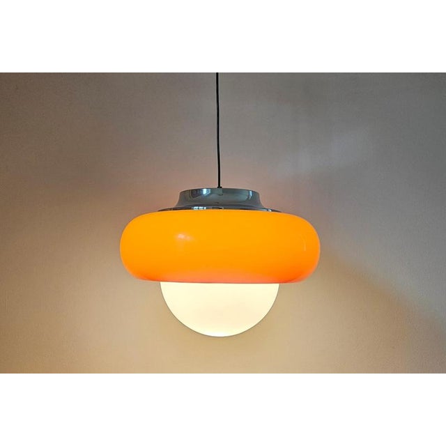 Large Mid-Century Pendant by Guzzini for Meblo, 1970s For Sale - Image 13 of 15