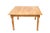 Rustic Pine Square Farmhouse Table For Sale - Image 4 of 8
