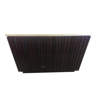 Mid-Century Modern 50's Atomic Print Top Sideboard For Sale