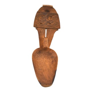 Early 20th Century Oromo Ethiopian Wood Spoon For Sale