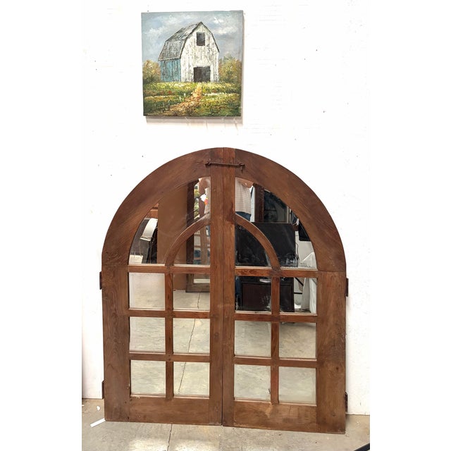 Grand Mirror Arched Palladian Style For Sale - Image 12 of 12
