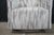 2 Late 20th Century Artistica Modern Grey Chenille Jacquard Fabric Ingrid Swivel Chairs II Pair For Sale - Image 9 of 18