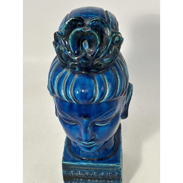 Ceramic Quan Yin Buddha by Aldo Londi for Bitossi, 1960s For Sale - Image 8 of 14