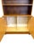 Wood Vintage Mid Century Modern Belgian Bookcase Cabinet With Adjustable Shelves For Sale - Image 7 of 10