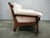Brutalist Oak and Bouclé 3-Seater Sofa, Former Czechoslovakia, 1970s For Sale - Image 11 of 17