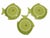 Bring the beauty of the sea to your table with this **Set of 3 Vintage Bordallo Pinheiro Green Fish Plates**, expertly...