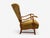 Brown Frits Henningsen, Danish Modern, Corduroy, Wood, Lounge Chair, Denmark, 1940s For Sale - Image 8 of 12