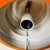 Space Age Scandinavian Modern Orange Metal Light Fixture, 1970s For Sale - Image 11 of 15