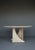 Contemporary Architectural Handmade Dining Table in White-Washed Pine, 1970s For Sale - Image 3 of 18