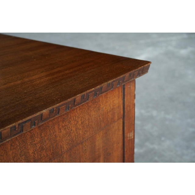 Mid-Century Modern Henredon Taliesin Desk in Mahogany by Frank Lloyd Wright for Heritage, USA, 1950s For Sale - Image 3 of 11