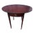Genuine mahogany side tables by Paine Furniture. These oval tables Are space-saving with sides that fold down when not in...