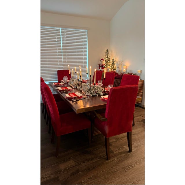 2010s Crate & Barrel Paloma II Reclaimed Wood Dining Table For Sale - Image 5 of 7