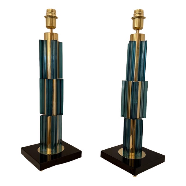 Lamps by Gino Cenedese, 1980, Set of 2 For Sale