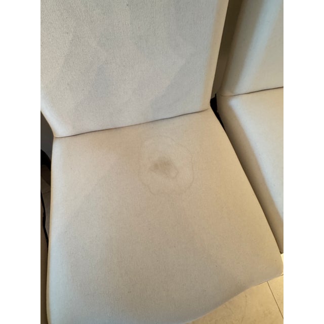 Palecek White High Back Dining Chairs - Set of 6 For Sale - Image 11 of 11