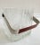 Vintage 1960s Mid Century Modern Original Hoya Japan Ice Bucket, Crystal Glass Icy Cube For Sale - Image 4 of 7