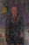 Oil on board realized in the mid-20th century by sirio pellegrini. Hand signed lower right. Includes a coeval wooden...