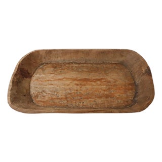 Antique Big Size Mexican Wood Tray For Sale