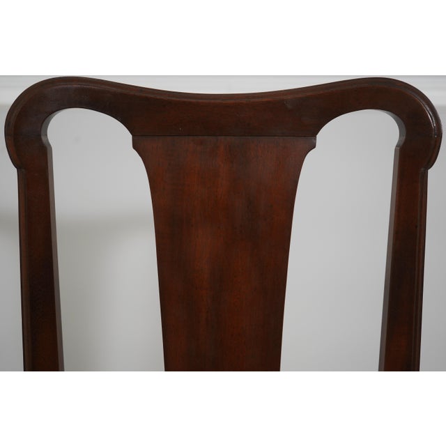 1970s Kittinger Wa-1018 Colonial Williamsburg Mahogany Side Chair For Sale - Image 5 of 18