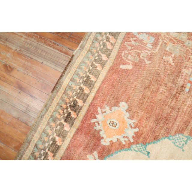 Zabihi Collection Turkish Kars Large Pigeons Rug Dated 1904 - 9'5" x 11'5" For Sale In New York - Image 6 of 12