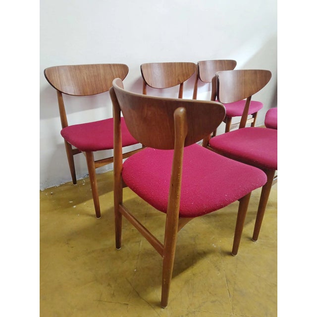1950s Vintage Danish Chairs, 1950s, Set of 6 For Sale - Image 5 of 7