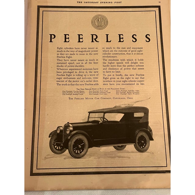 American Antique Saturday Evening Post Sep 2 1922 For Sale - Image 3 of 11