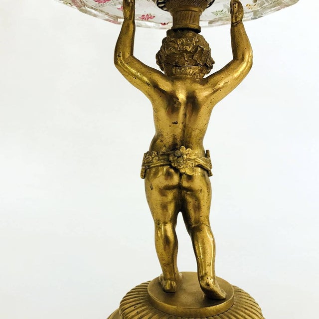 Metal Austrian Gilded Bronze and Cut and Colored Crystal Stands, Set of 2 For Sale - Image 7 of 13
