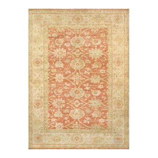 Pasargad Home Sultanabad Rust Wool Area Rug- 8' 2'' X 10' 1'' For Sale