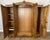 Vintage French Louis XVI Style Carved Oak 4-Door Armoire For Sale - Image 9 of 10
