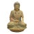Rustic Wood Sitting Gautama Amitabha Shakyamuni Buddha Statue For Sale