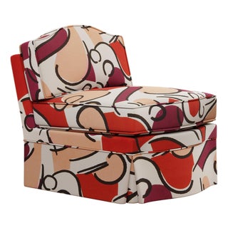 Grenadine Felix Slipper Chair by Ceraudo For Sale
