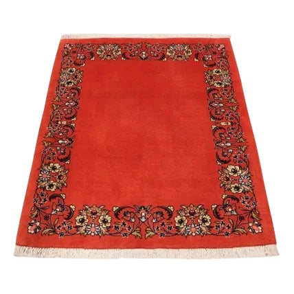 Middle Eastern Sarough Rug in Wool For Sale