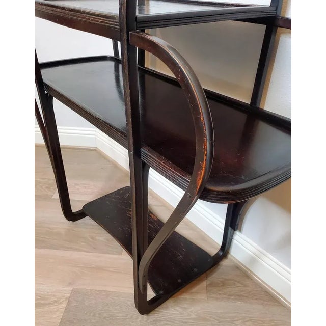 Wood Jacob & Josef Kohn by Gustav Siegel Vienna Secession Model 957 Server For Sale - Image 7 of 11