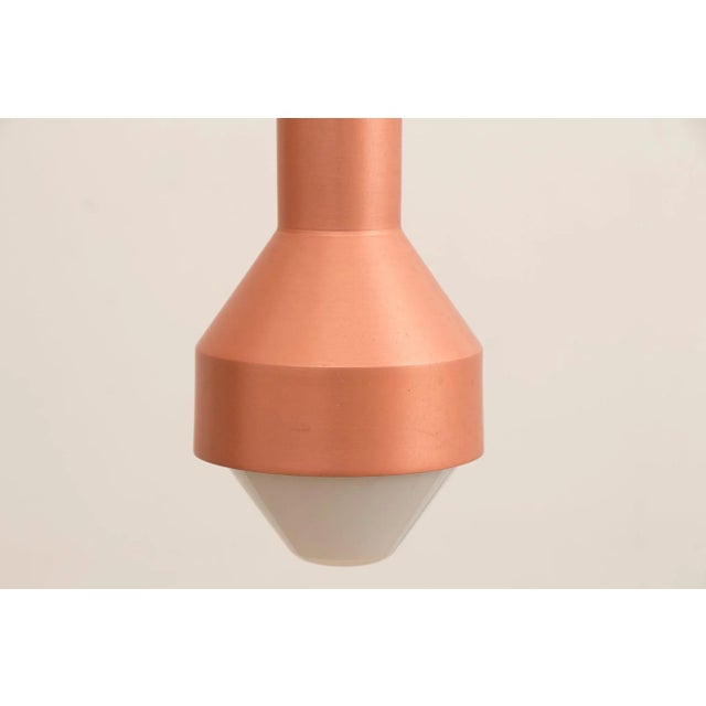 Wood Mid-Century Pendant Light in Copper by Tapio Wirkkala, 1959 For Sale - Image 7 of 11