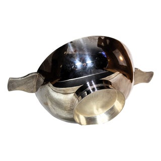 Vintage Silver-Plated Quaich by Mappin & Webb, 2000s For Sale