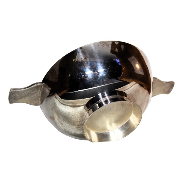 Vintage Silver-Plated Quaich by Mappin & Webb, 2000s For Sale