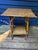Wood Burnt Bamboo Two-Tier Side Table, 19th Century For Sale - Image 7 of 12