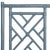 David Francis Chippendale Platform Bed California King - Regatta Blue For Sale - Image 4 of 12