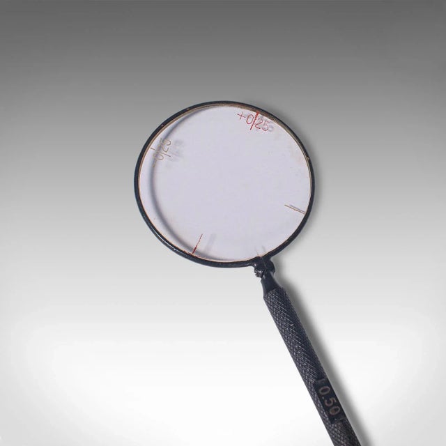 Brown 1900s Antique Victorian English Cased Optometrist's Set For Sale - Image 8 of 10