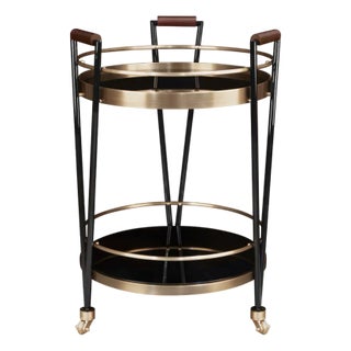 Crossroads Bar Cart by Porus Studio For Sale