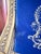 Mid 20th Century French Louis XVI Style Giltwood & Navy Embroidered Velvet Fauteuils- Pair For Sale - Image 16 of 18