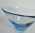 Glass Hand Blown Aqua Blue Glass Bowl by Per Lütken for Holmegaard, 1950s For Sale - Image 7 of 12