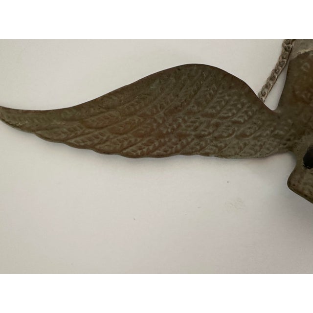 Vintage Mid 20th Century Metal Eagle Wall Decor For Sale In Orlando - Image 6 of 10