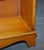Brown Small Vintage Burr Yew Wood Open Library Bookcase with Drawers and Shelf For Sale - Image 8 of 16