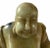 Chinese Monumental Antique Chinese Jade-Like Happy Buddha Sculpture on Custom Wooden Base, One-Piece Hand-Carved Jade | Symbol of Prosperity & Joy For Sale - Image 3 of 12