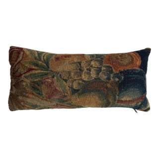 17th Century Flemish Fruit and Botanical Pillow For Sale