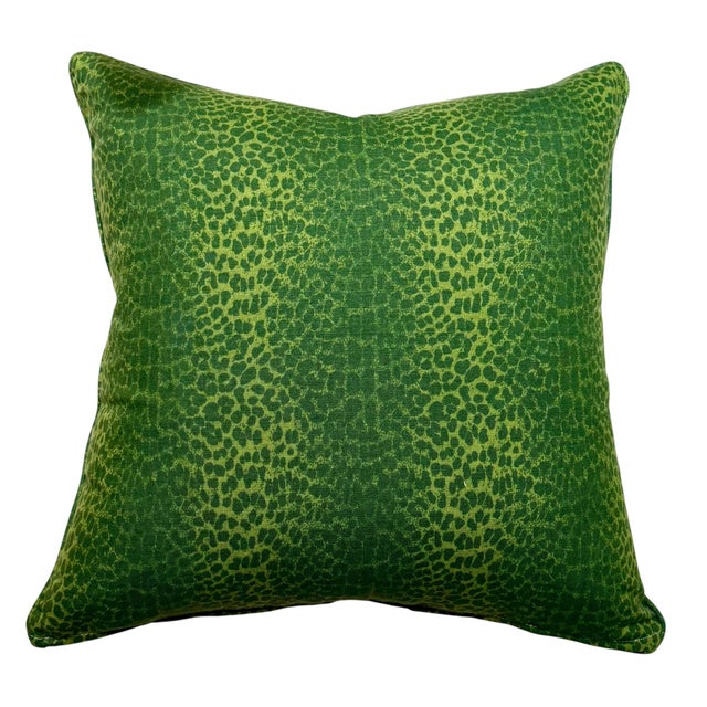 Vintage Floral Pillows Mid-20th Century With Scalamandré Backing - A Pair For Sale - Image 4 of 8