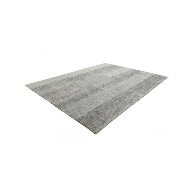 Mid-Century Modern Gray Vintage Large Kilim Rug - 9`1" X 11`11" For Sale - Image 3 of 6