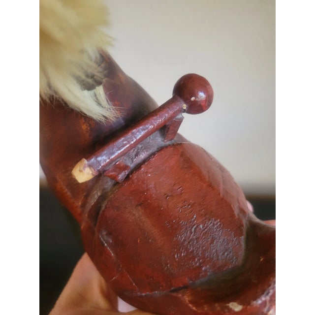 Early 21st Century Vintage Wooden Rocking Horse For Sale - Image 5 of 13