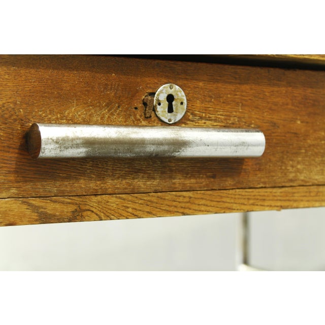 Vintage Bauhaus Desk in Oak, 1930s For Sale - Image 17 of 18