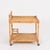 Wood Mid-Century Italian Rectangular Bamboo, Rattan and Wicker Serving Bar Cart, 1960s For Sale - Image 7 of 13